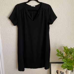 Black Crepe Mini Dress from Lush
